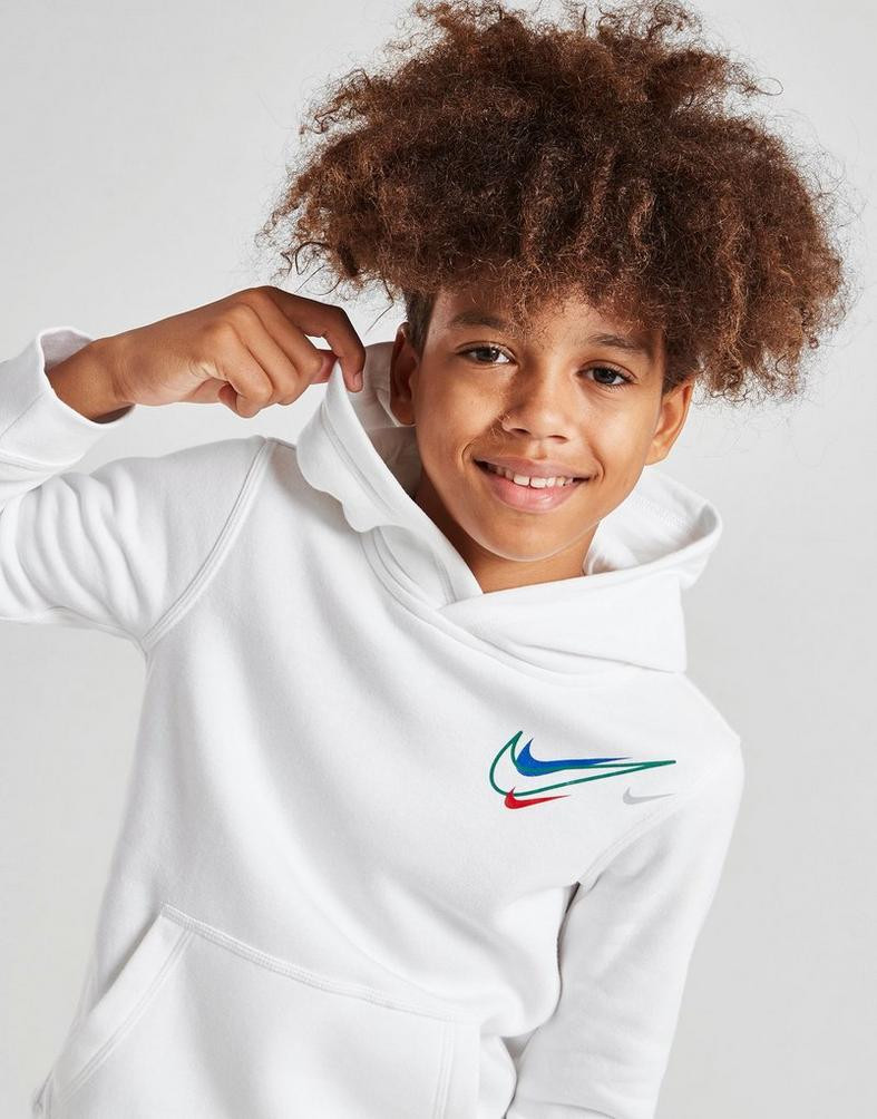 Nike Swoosh Παιδική Μπλούζα με Κουκούλα