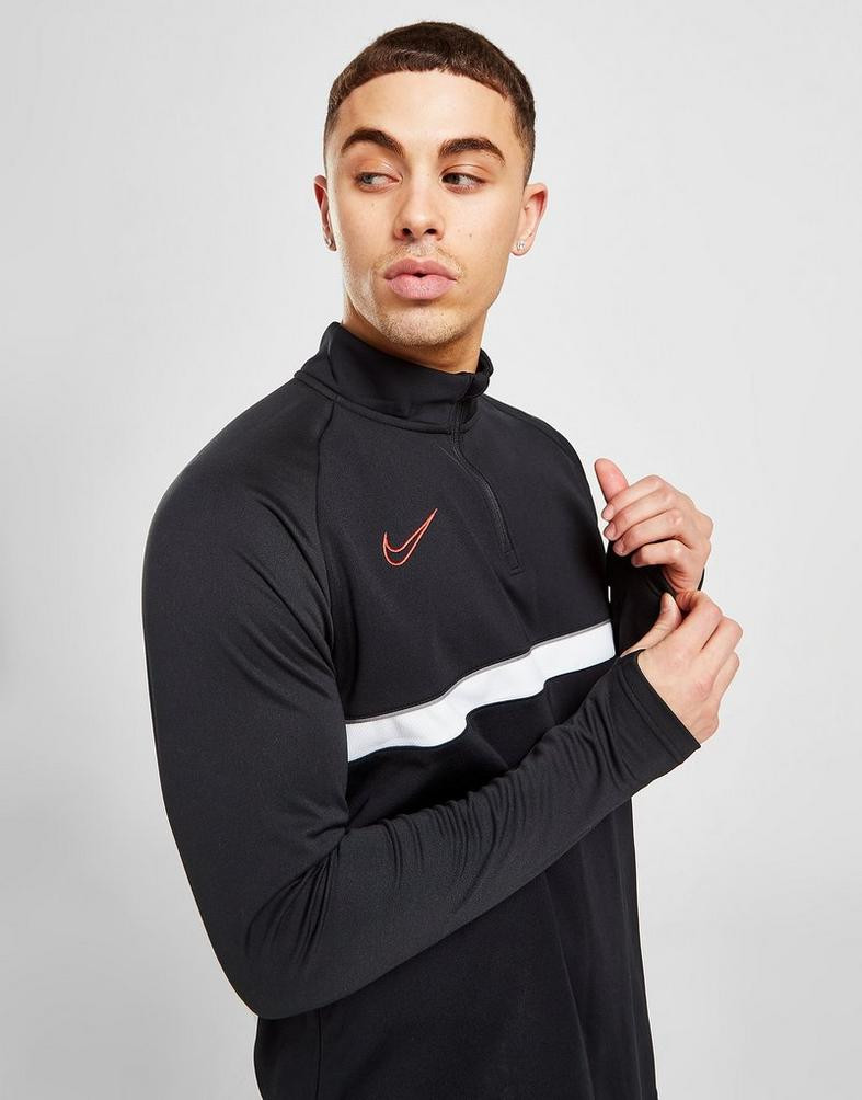 Nike Academy Essential 1/2 Zip Ανδρική Μπλούζα με Μακρύ Μανίκι
