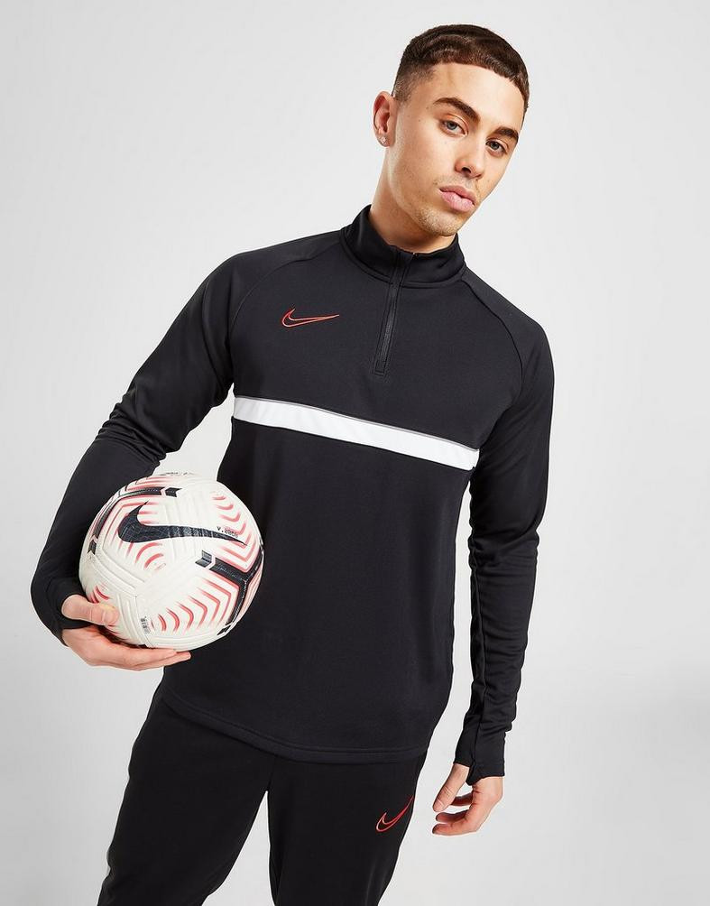 Nike Academy Essential 1/2 Zip Ανδρική Μπλούζα με Μακρύ Μανίκι