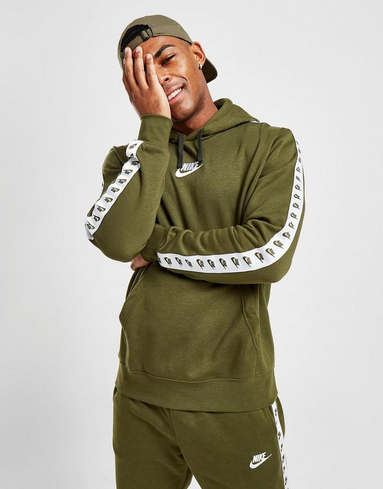 Nike Zeus Tape Ανδρική Μπλούζα με Κουκούλα