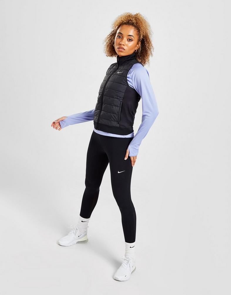 Nike Running Synthetic Γυναικείο Αμάνικο Μπουφάν