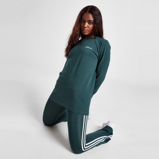 adidas Originals Embroidered Linear Γυναικεία Μπλούζα με Μακρύ Μανίκι