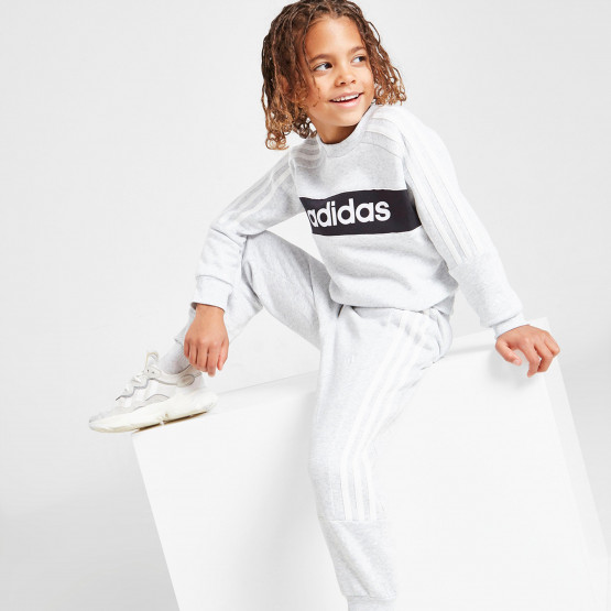 adidas Performance Linear Essential Crew Παιδικό Σετ Φόρμας
