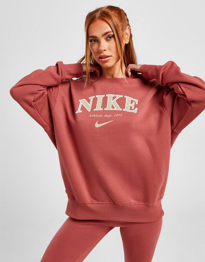 Nike Fleece Varsity Oversized Crew Women's Sweatshirt