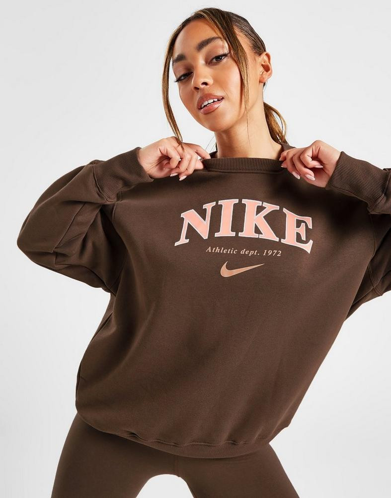 Nike Fleece Varsity Oversized Crew Women's Sweatshirt