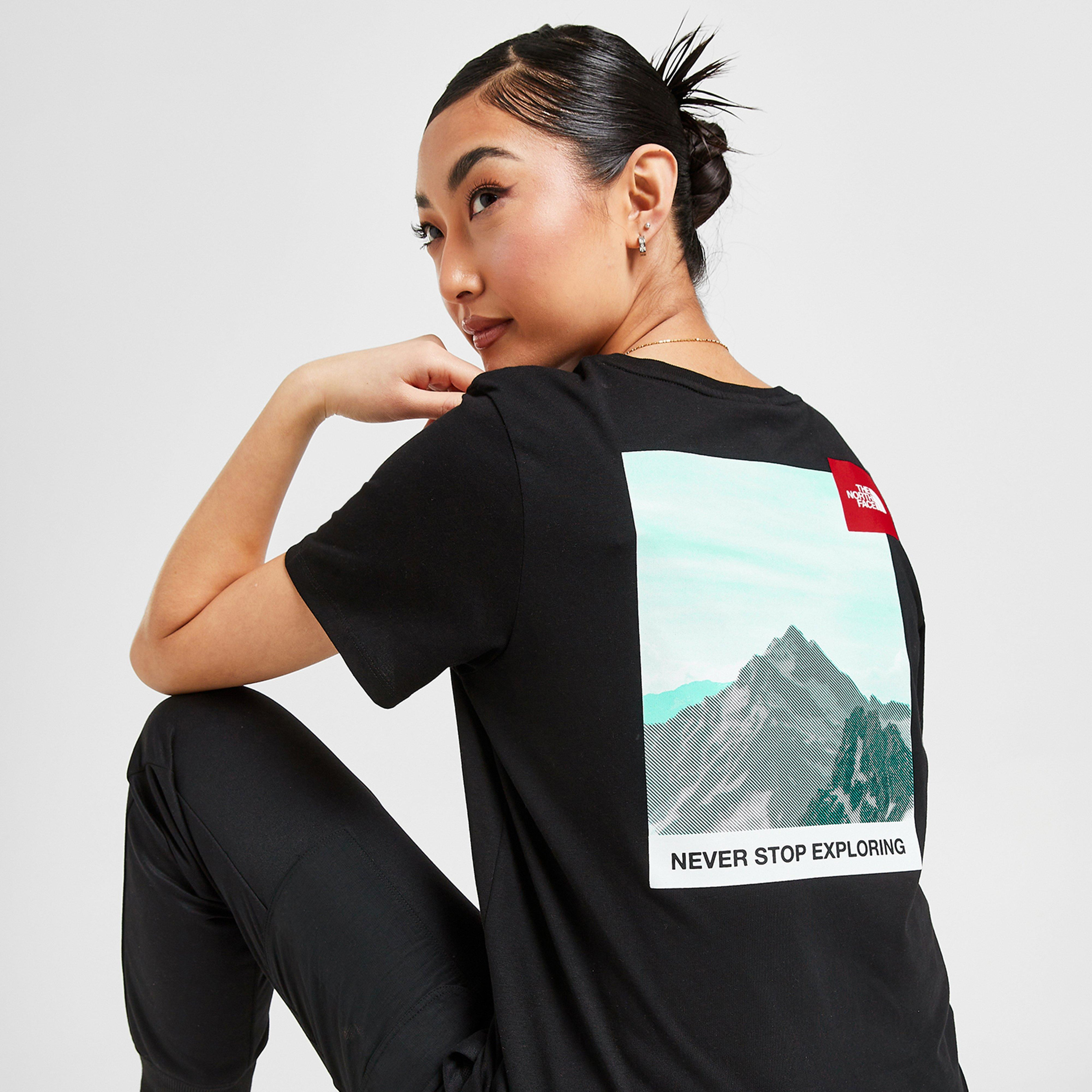 Zoom ind sår ukuelige The North Face Mountain Graphic Women's T-Shirt Black NF0A858JJK31