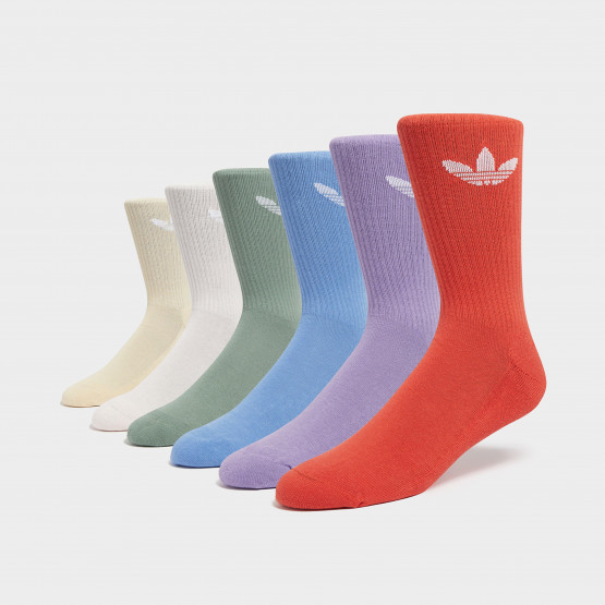 adidas Originals Trefoil 6-Pack Unisex Crew Socks