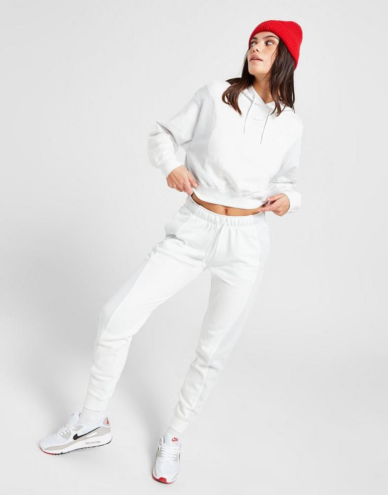 Nike Air Crop Fleece Γυναικεία Μπλούζα με Κουκούλα