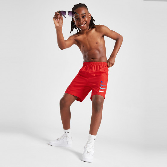 Nike Stacked Swoosh Kids' Swim Shorts