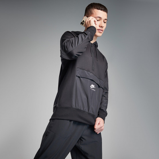 Nike Air Max 1/4 Zip Fleece Ανδρική Μπλούζα με Κουκούλα
