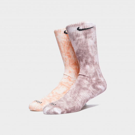 Nike Everyday Plus Cushioned Tie-Dye 2-Pack Unisex Socks
