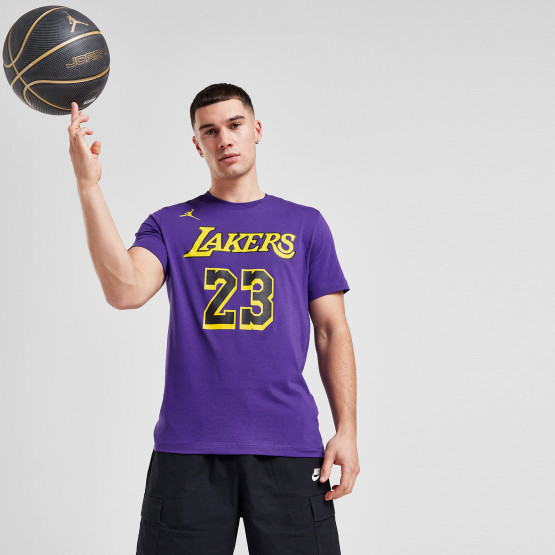 Jordan NBA LA Lakers James 23 Statement Ανδρικό T-Shirt